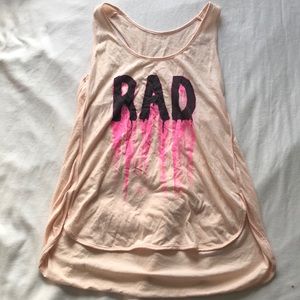 NWOT RAD graphic tee pajama sleepwear tank top